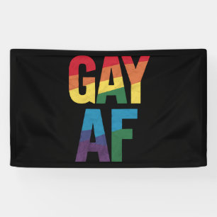 Homo AF LGBT Pride Homo Cadeau Pride Maand Spandoek