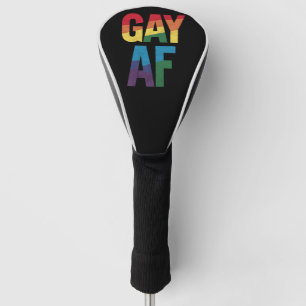 Homo AF LGBT trots homo cadeau trots maand Golfheadcover