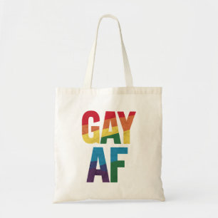 Homo AF LGBT trots homo cadeau trots maand Tote Bag