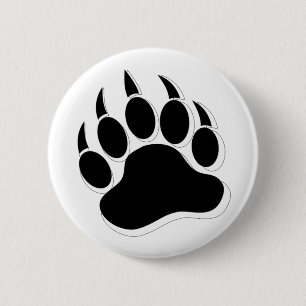 Homo Beer Pride 3D-effect Beerpoot/Klauw - Knopen Ronde Button 5,7 Cm