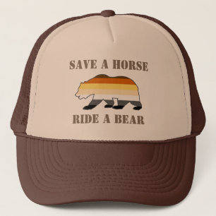 Homo Beer Pride Sla Een Paard Red Een Beer Trucker Pet