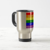 Homo - Blijf Kalme Boodschap - Koffie Reis Mok (Voorkant links)