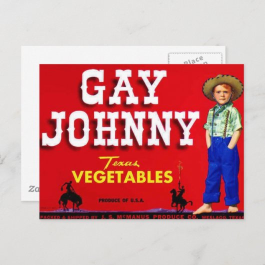 homo briefkaart (Voorkant / Achterkant)