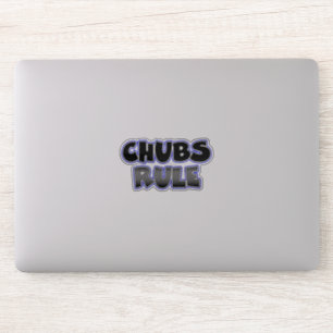 Homo Chubby Chaser Chubs Rule Sticker