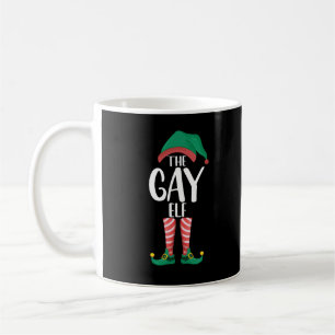 Homo Elf LGTBQ Bijpassende Familie Kerstfeest Koffiemok