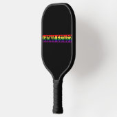 Homo estas Spaanse Mexicaanse Gay Pride LGBTQ Maan Pickleball Paddle (Links)