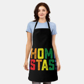 Homo estas Spaanse Mexicaanse Grappige Gay Pride L Schort (Gedragen)