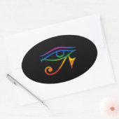 Homo Goth Pride Ovale Sticker (Envelop)