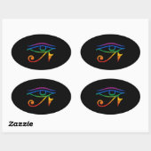 Homo Goth Pride Ovale Sticker (Vel)