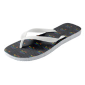 Homo Goth Pride Teenslippers (Schuin)