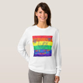 Homo heeft rechten t-shirt (Voorkant volledig)
