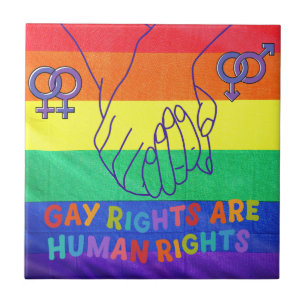 Homo heeft rechten tegeltje