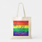 Homo heeft rechten tote bag (Achterkant)