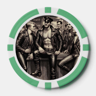Homo Leer Vader Jaren 40 Motorfiets Pokerfiches – Poker Chips