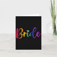 Homo Lesbische LHBT Wedding Party Bruid T-shirt Ba