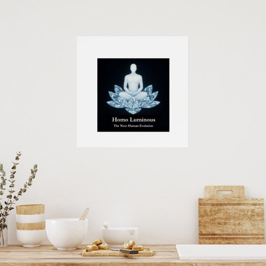Homo Luminous Poster (Cuisine)