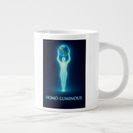 Homo Luminous The Light Bringer Morning Mug Jumbo Extra Grote Beker