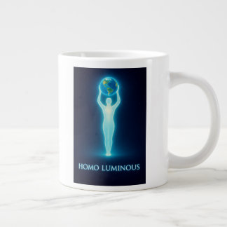 Homo Luminous The Light Bringer Ochtendmok Jumbo Extra Grote Beker