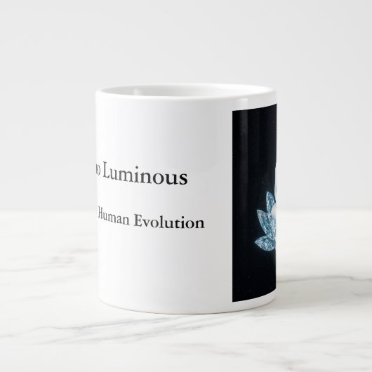 Homo Luminous The Next Human Evolution Jumbo Mug (Devant)