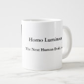 Homo Luminous The Next Human Evolution Mug Jumbo (Devant droit)