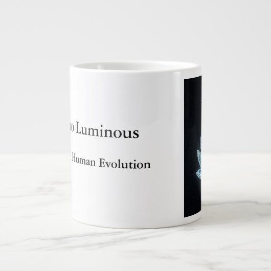 Homo Luminous The Next Human Evolution Mug Jumbo (Devant)