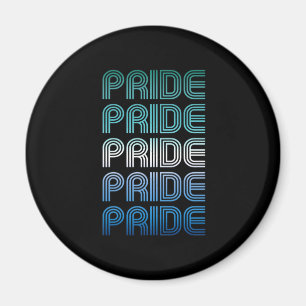 Homo Man Retro Pride Proud Magneet