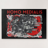 Homo Medialis Legpuzzel (Horizontaal)