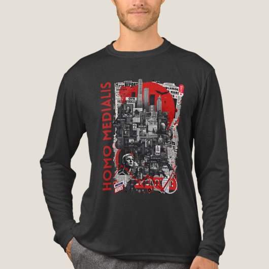 Homo Medialis Tri-Blend Shirt (Voorkant volledig)