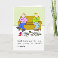 Homo Nieuw Huis Humor Cartoon Koppel