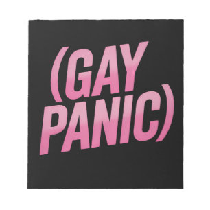 Homo Paniek LGBTQ Protest Pride Notitieblok