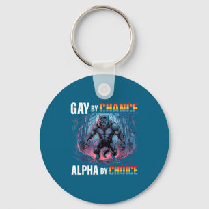 Homo per toeval Alpha keuze Grappige Wolf Alpha Lg Sleutelhanger