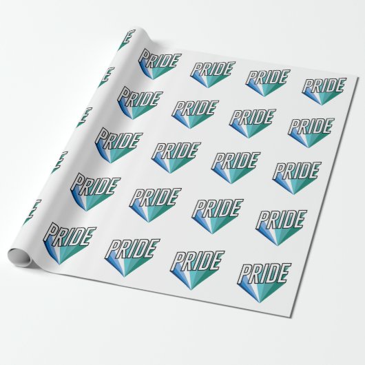 Homo Pride Burst Cadeaupapier (Uitgerold)
