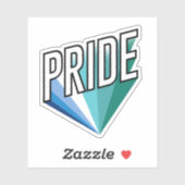 Homo Pride Burst Sticker (Vel)