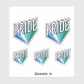 Homo Pride Burst Sticker (Vel)