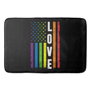 Homo Pride Cadeaus Mannen Vrouwen LGBT Regenboog V Badmat
