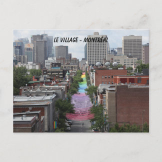 homo, pride, fierté, dorpskonie, montréal briefkaart