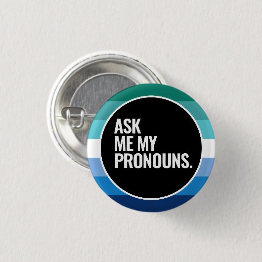 Homo Pride Ronde Button 3,2 Cm (Voorkant /achterkant)
