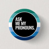 Homo Pride Ronde Button 3,2 Cm (Voorkant)