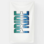 Homo Pride Woord Spandoek (Verticaal)