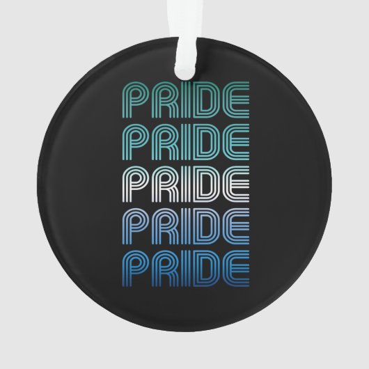 Homo Retro Pride Pride Ornament (achterkant)