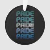 Homo Retro Pride Pride Ornament (voorkant)
