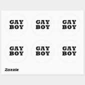 homo ronde sticker (Vel)