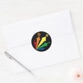homo ronde sticker (Envelop)
