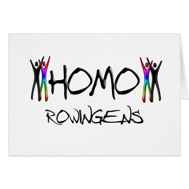 Homo rowing (Voorkant Horizontaal)