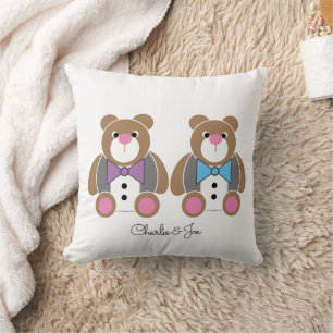 homo ' s met een teddybeer bruiloft kussen