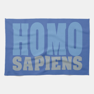 HOMO SAPIENS serviettes à main personnalisées