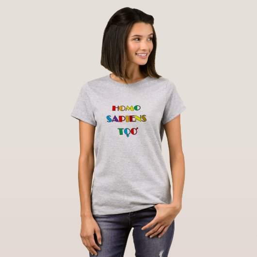 HOMO SAPIENS T-Shirt (Voorkant volledig)