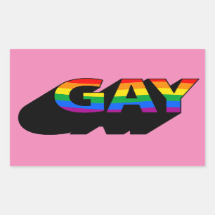HOMO T-shirt Rechthoekige Sticker