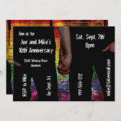 Homo trouwdag uitnodigingen (Voorkant / Achterkant)