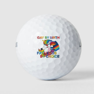 Homo van geboorte, Fabulous door keuze, LGBT, gesc Golfballen